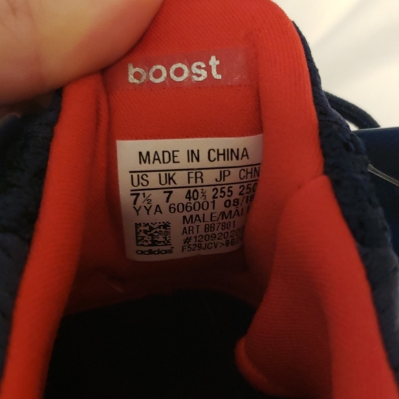 Adidas Ultra Boost 1.0 Multi-Color Toe Navy - Picture 3 of 6